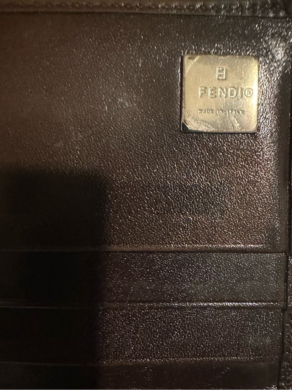 Authentic Fendi Zucca FF Long Wallet Brown Canvas Leather Vintage - Picture 7 of 12